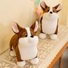 Niedliches Corgi Plüschtier Entzückende Stofftierpuppe für Kinder Weiches Teddybär Spielzeug Geburtstagsgeschenk für Mädchen 23cm Höhe