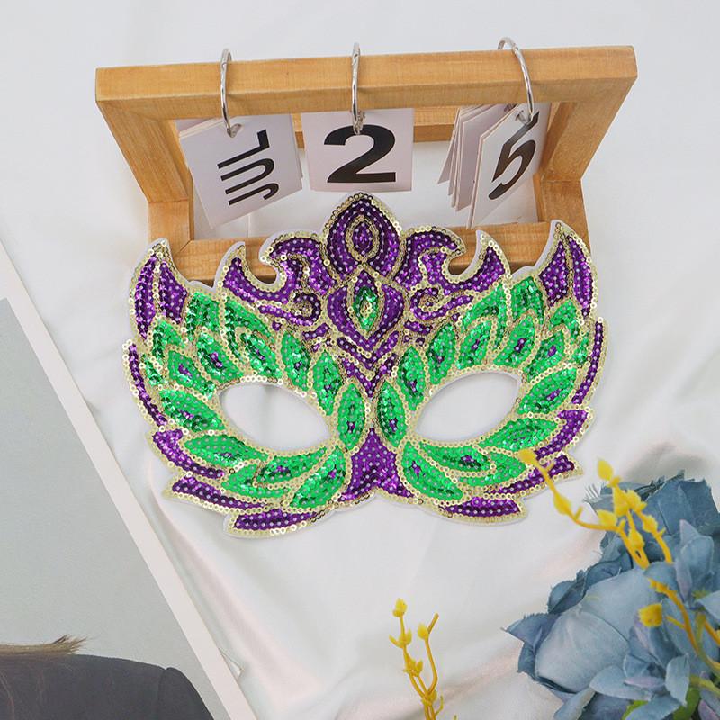 Anna Princess Carnival Face Mask With Diy Design For Halloween And Festival Party