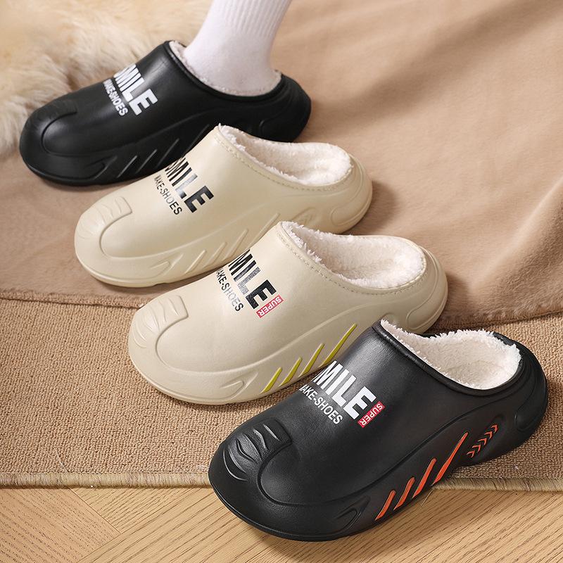 Men's Fleece-Lined Warm Casual Cotton Shoes - 2025 Autumn/Winter Collection