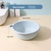 Durable Large Plastic Basin for Laundry, Washing Feet, Face, Vegetables - Ideal for Dorms & Homes
