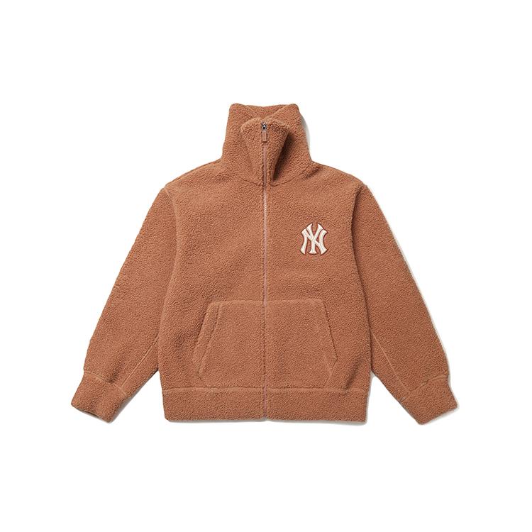 MLB Velvet Jackets Unisex Brown Stand Collar Moderate 31JPF3111-50O S