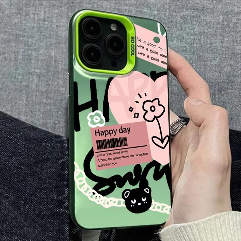 

Black Lettering Doodle Heart Pattern Phone Case For Xiaomi Mi 15 T Pro 14T 13T 12T Mi 17 Pro 15 14 13 12 11 Lite 5G Back Cover Xiaomi Mi 10 5G