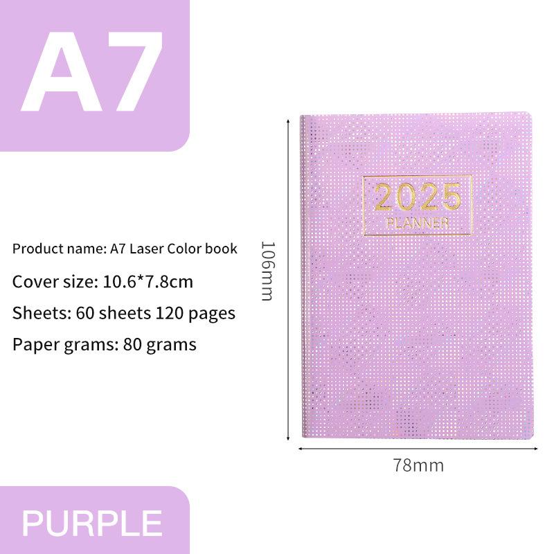 2025 Notebook Agenda Planner A7 Sketch Book Office Kawaii Stationery Diary Notebooks Diary Cute Note Book