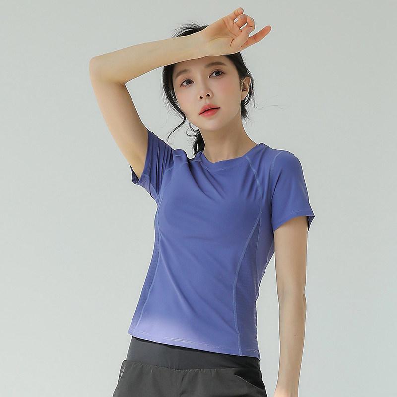 2026 Women s Breathable Mesh Slim Fit Quick Dry Yoga & Running Tee S (80-95 lbs)