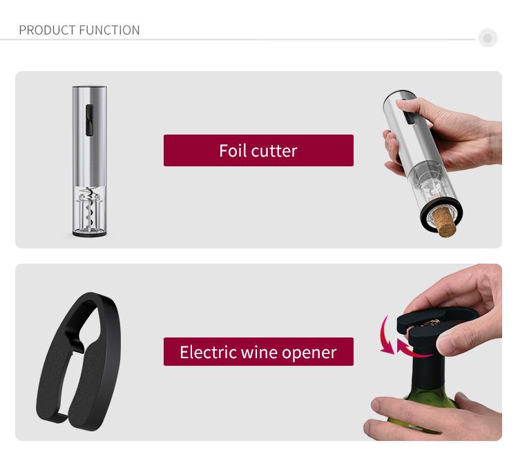 2024 Automatic Electric Red Wine Bottle Opener – Innovative Household Corkscrew
