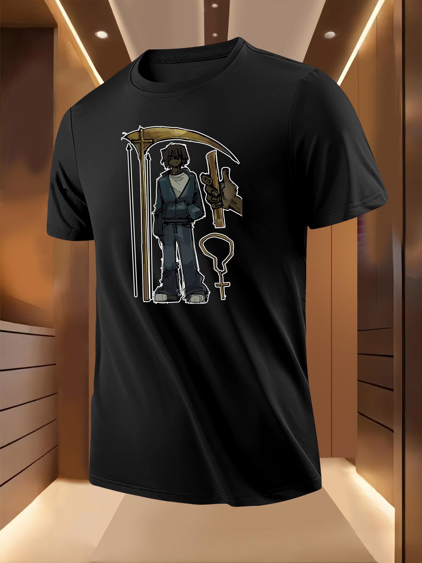Graphic Tshirt - Light Yellow Casual Streetwear Tee with ... XXXXL