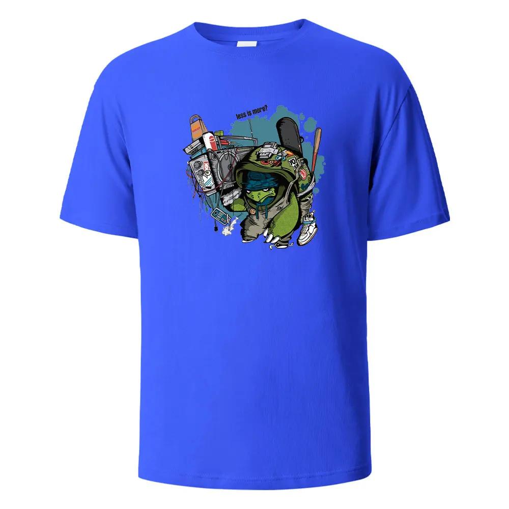 Print T-Shirt Summer Tees For Men Women 100% Cotton O-neck Oversize Casual Short Sleeved Tops