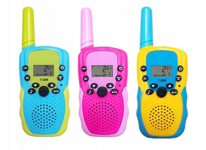 Zestaw 3X Walkie Talkie Dla Dzieci Krótkofalówki Duży Zasięg Łoki Toki 3Szt
