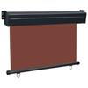 VidaXL Balcony Side Awning 100x250 Cm Brown 48417