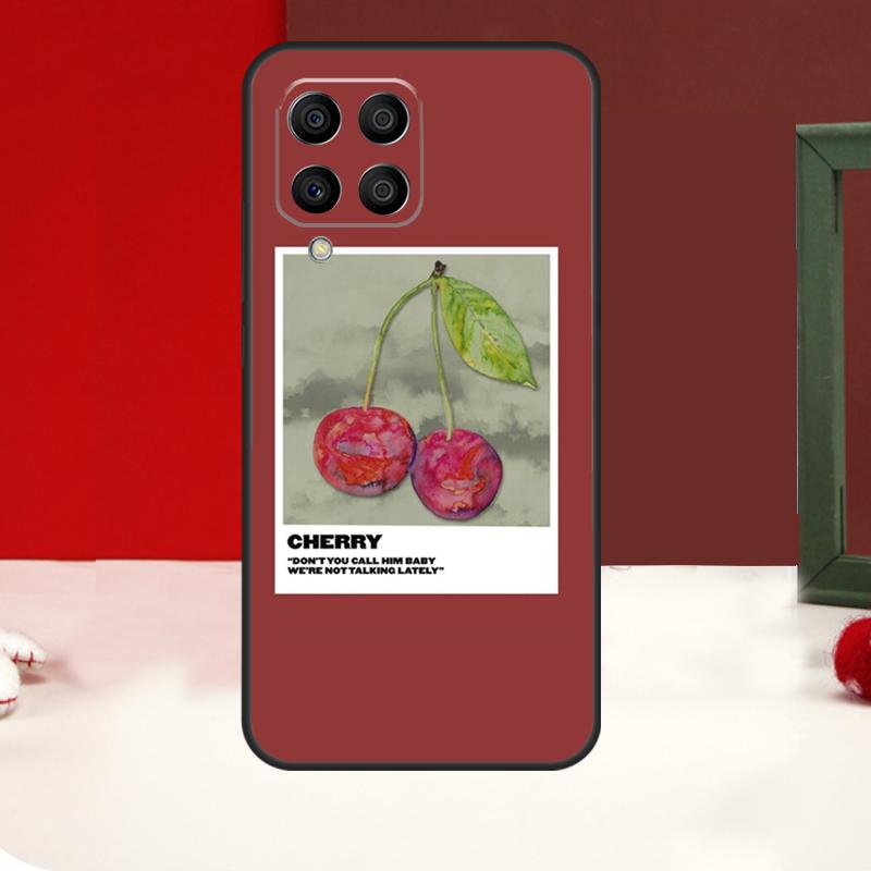 Cherry Pattern Case For Samsung Galaxy M14 M34 M54 M13 M53 M56 M52 M32 M16 M11 M21 M31 M35 M12 M15 M36 M55