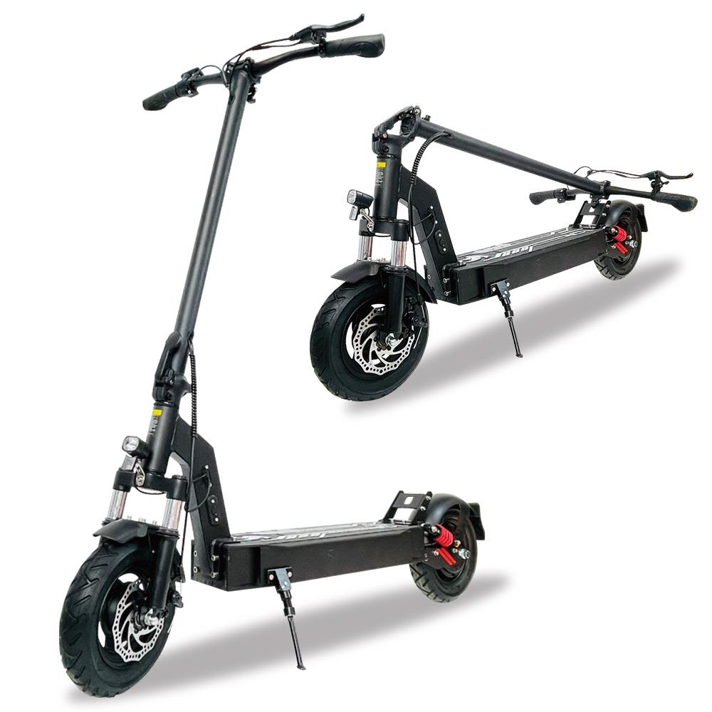 DriveTron DT08 City Adult E-Scooter 1100W Motor 48V13Ah Battery 10 Inch Tires E-Scooter Silent Tire Foldable Electric Scooter