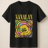 Nanalan Rainbow Circle Mona Graphic with Grunge Vibes Unisex T Shirt Unisex T-Shirt