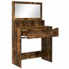 Bedroom Dressing Table Smoked Oak 80 x 39.6 x 135 cm