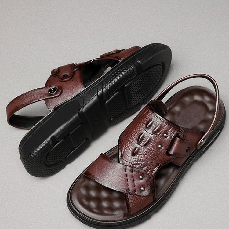 Herren Dual-Use Zehensandalen mit geschlossener Zehe: Rutschfest, Atmungsaktiv, Weiche Sohle, Langlebige Sommer-Strandschuhe