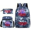 Stranger Things Schülerrucksack+Brotdose+Federmäppchen Dreiteiliges Set KTB