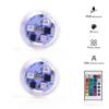 3LEDs RGB Underwater Lights Submersible Lamp Built-in CR2032 Button Battery Garden Swimming Pool Light for Aquarium Vase Bowl