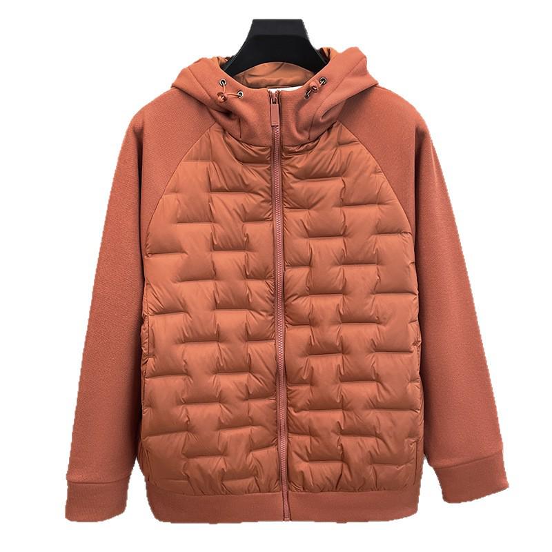 Herren Trendy Leichte Kapuzen-Daunenjacke - Wintermode 2025, Vielseitig & Warm