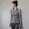 Giacca Corta da Donna Slim Fit - Collo Alto Versatile, Maniche Lunghe, Perfetta per Corsa, Yoga e Attività Fitness all'Aperto