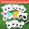 DIY Cartoon Graffiti Mask: Children's Art Coloring Kit