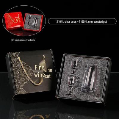 Shangqi Handmade Glass Baijiu Decanter & Cup Gift Set