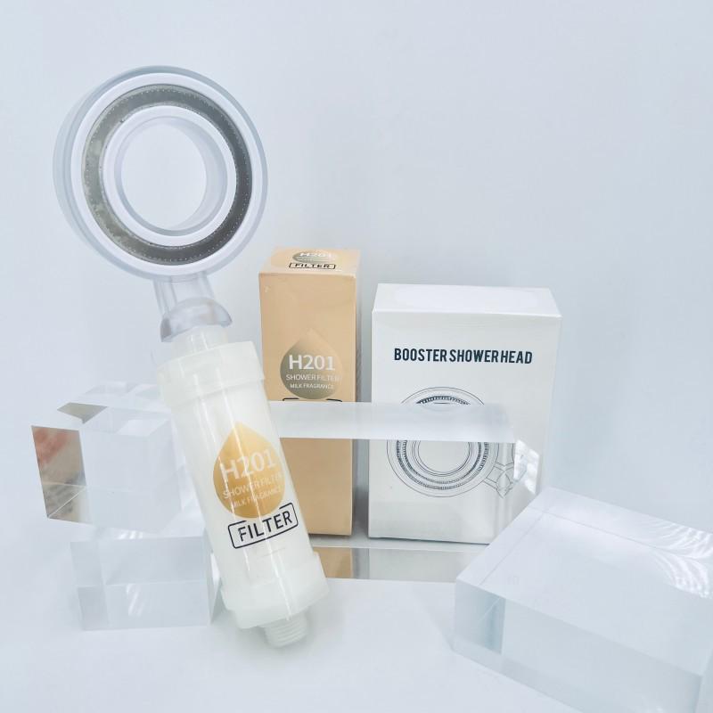 Fragrant Aromatherapy Shower & Bath Filter: Chlorine-Removing, VC Pre-Filter, Household Water Purifier, Pressurizing Bathing Experience