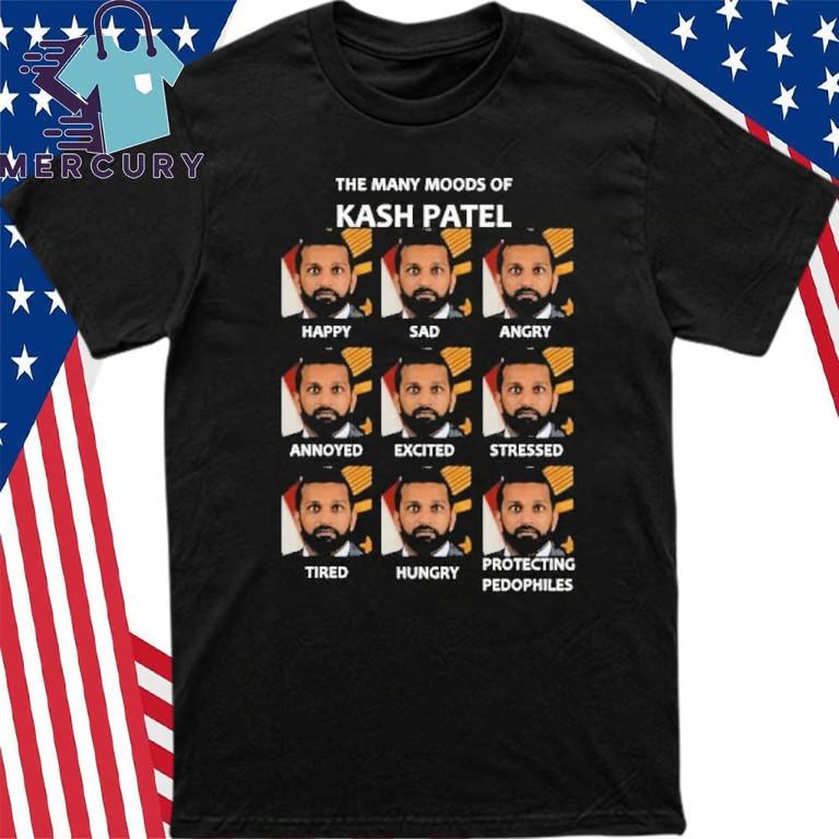 The Many Moods Of Kash Patel T-Shirt Unisex T-Shirt XXXXL