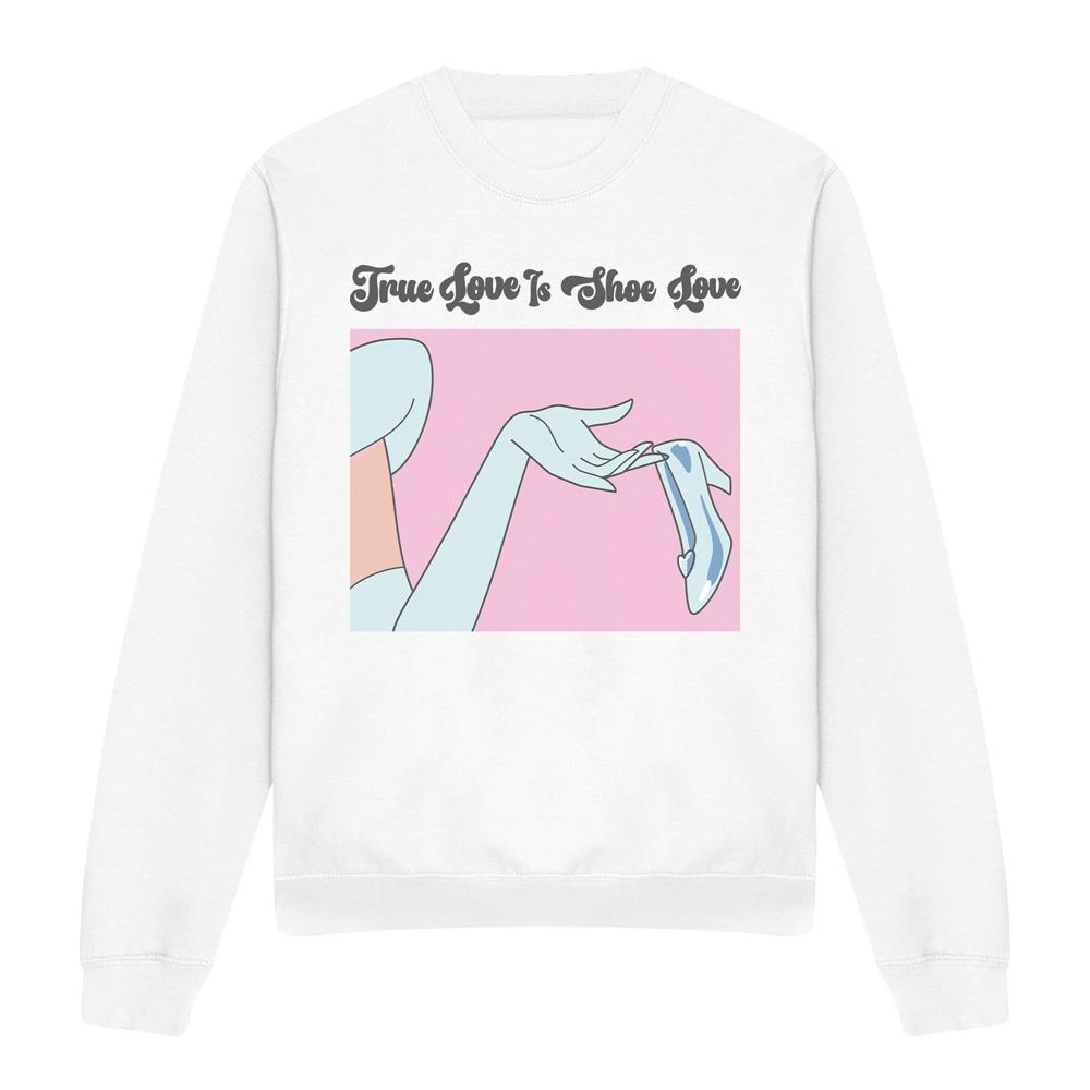 Cinderella Unisex Adult Shoe Love Sweatshirt