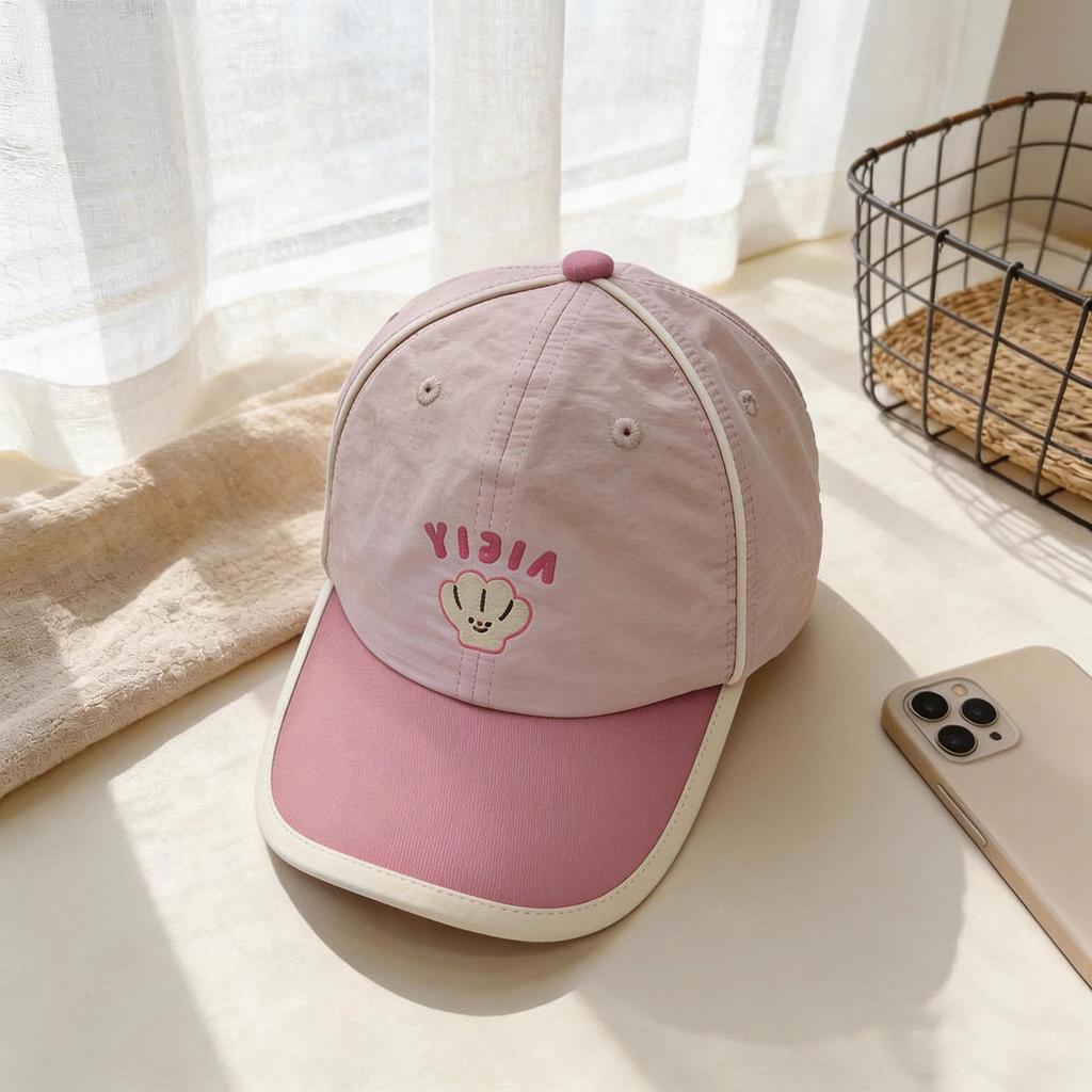 Children Quick Dry Hat 50-54cm Spring Summer Simple Boys Baseball Cap Stylish Personality Girls Visor Sun Hat Sunscreen Cap