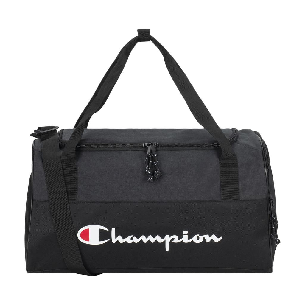 Champion Logo Duffle One Size Bag., Black/Black,