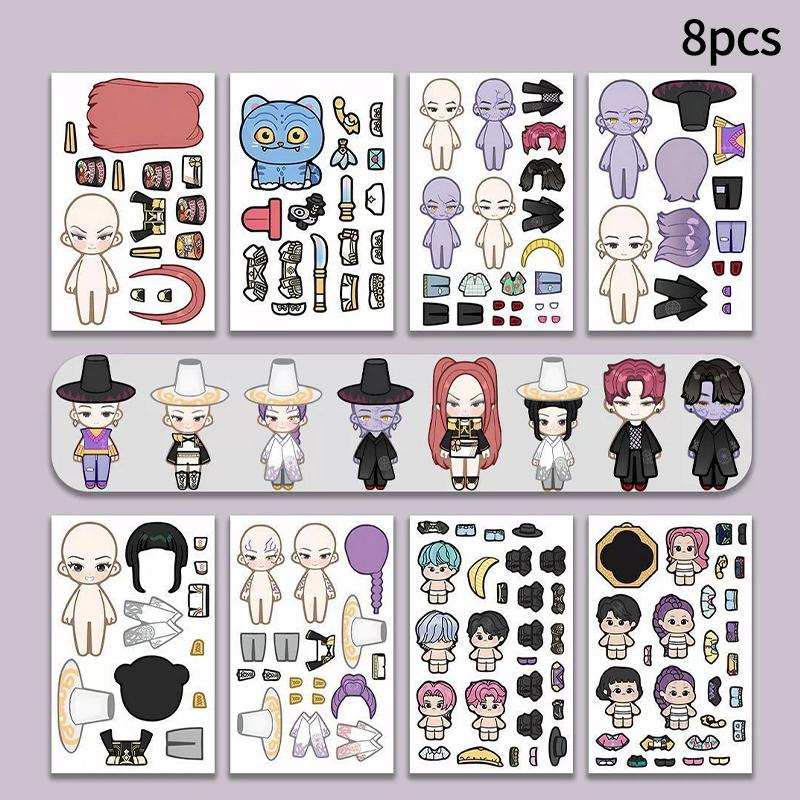 Mini vreckové špirálové zápisníky Kpop Huntri/X, Poznámkový blok, špirálová brožúrka, Idol Demon Hunter, párty suveníry t