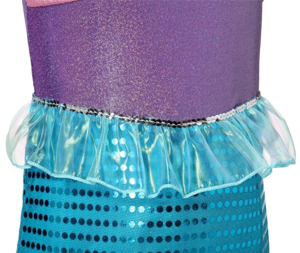 Dressy Daisy Toddler Mermaid Ariel Princess Halloween Size Ages Girls' Costume, Costume, Dress, 140, 9-10