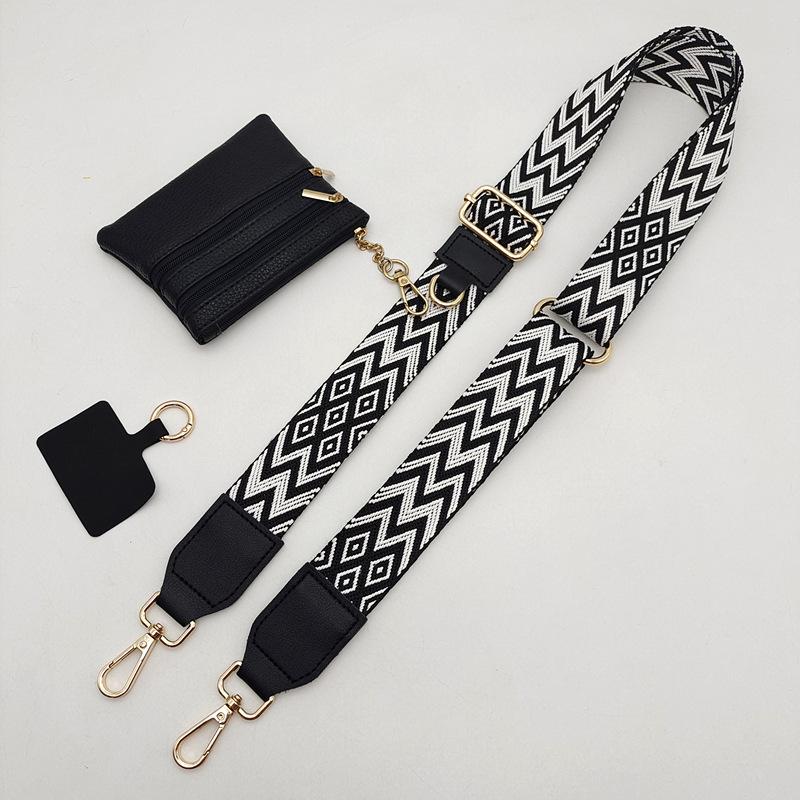 

Unisex Mobile Phone Strap One Shoulder Crossbody Adjustable Removable Wrist Strap with Small Bag Lanyard Strap Bag Accessories