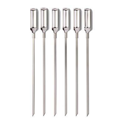 Set of 6 Good Grips Oxo Steel Skewers