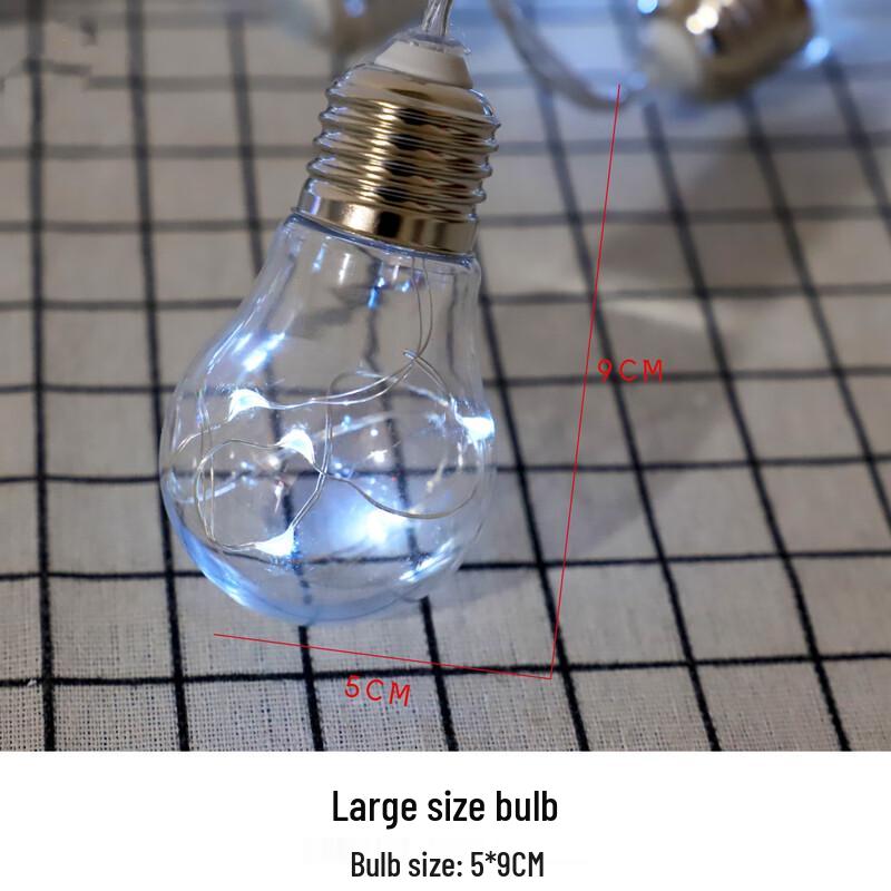 XuanYong Solar Warm White Threaded Bulb String Lights with Remote