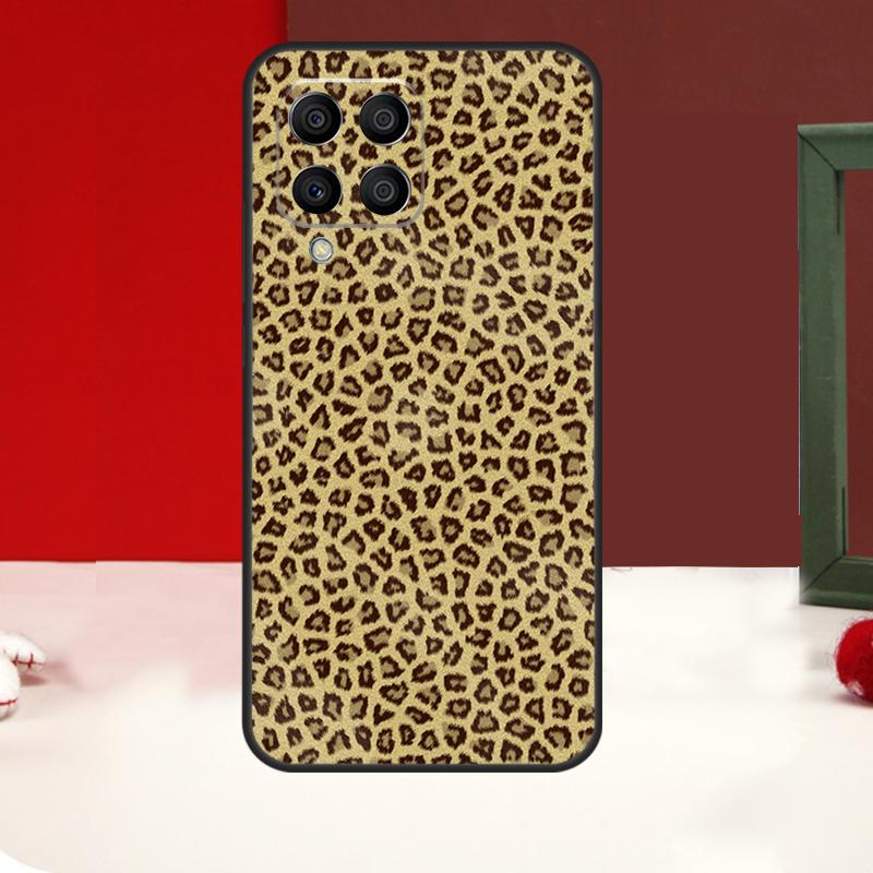 Leopard Print Case For Samsung Galaxy M52 M32 M12 M54 M34 M14 M35 M56 M06 M55 M15 M11 M13 M16 M36 M31 M53