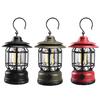 Retro Shape Outdoor Camping Light IPX4 Waterproof Type-C Fast Charging Hook Design Tent Lamp Multifunctional Handheld Outdoor Light