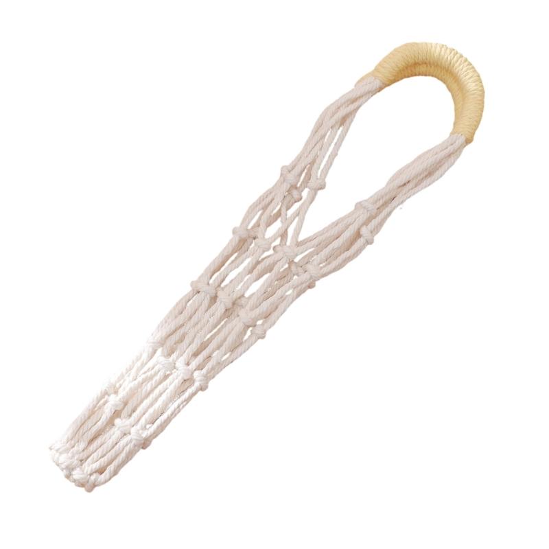 Hand-Woven Bottle Holder Cup Sleeve Handmade Drink Container Sleeve Suitable For Hiking Camping And School