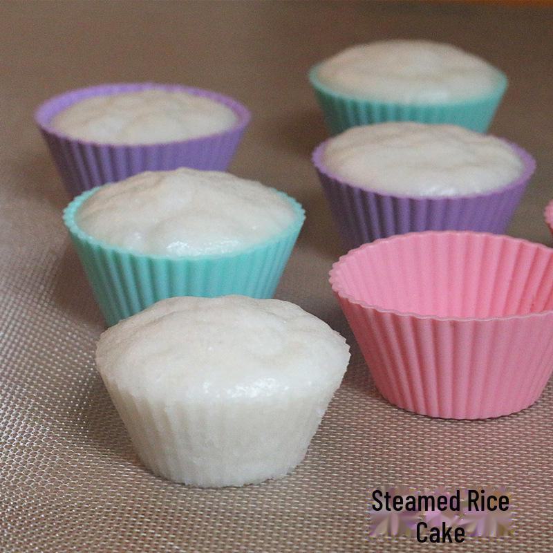Thickened Silicone Muffin and Rice Cake Mold for Microwave/Oven