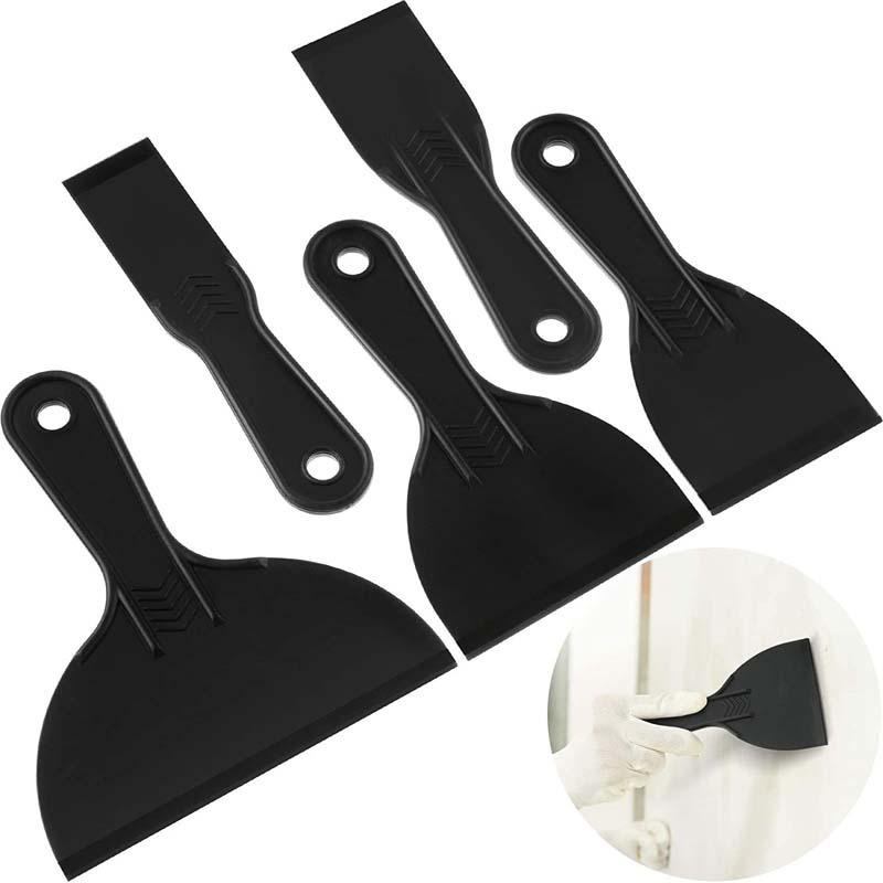 5/6 Pcs Plastic Scraper Set Spatula Putty Knife Spreader Filler Painting Paint DIY