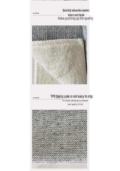 Waterproof TPR Sole Rug: Bohemian Sofa, Coffee Table, Bedside, Living Room Floor Mat - Wipeable, No-Wash Needed