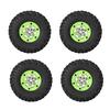1 12 RC Car Tires Wheel Model Spar Parts for Wltoys 12428 12423(left Right Tire, 4pcs)