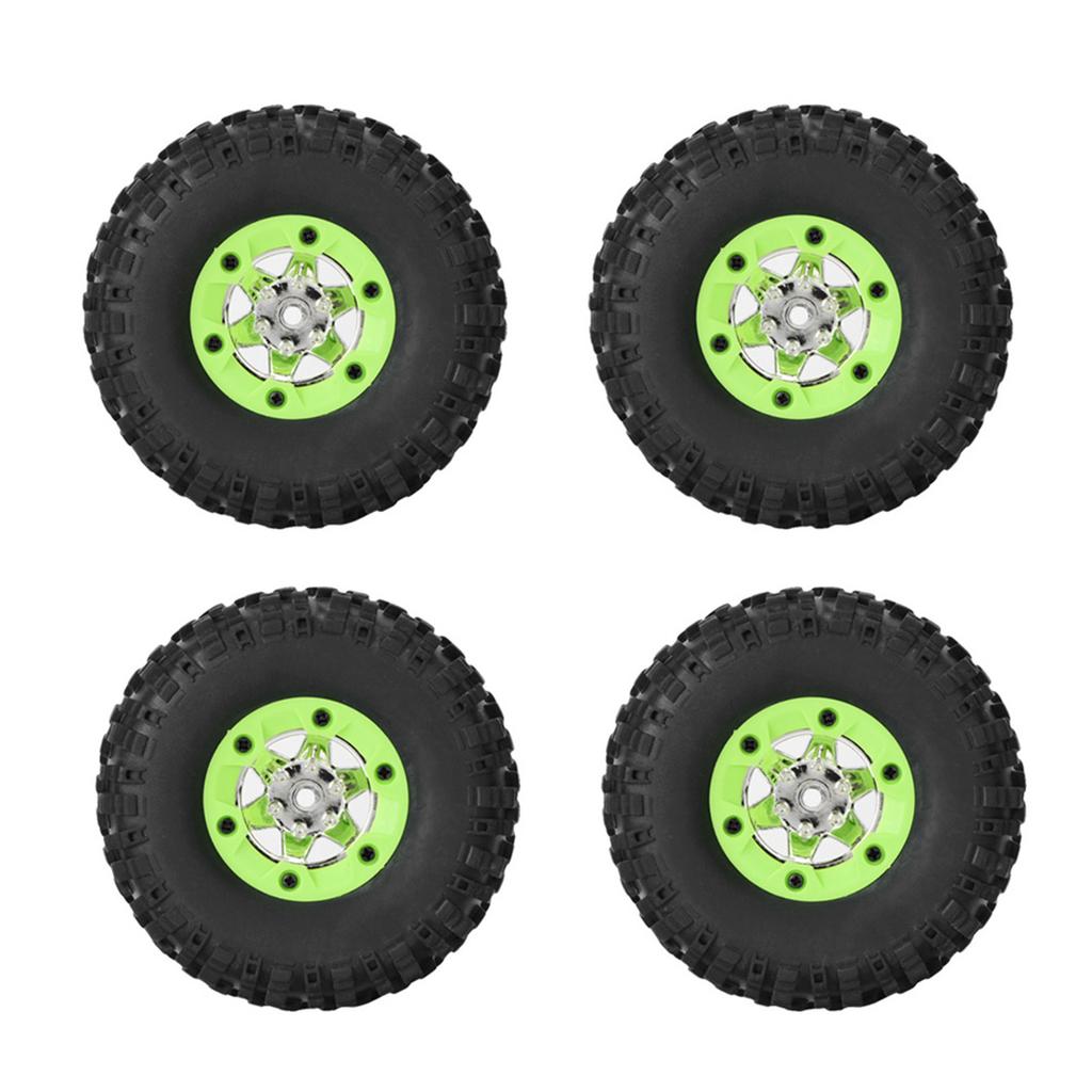 1 12 RC Car Tires Wheel Model Spar Parts for Wltoys 12428 12423(left Right Tire, 4pcs)