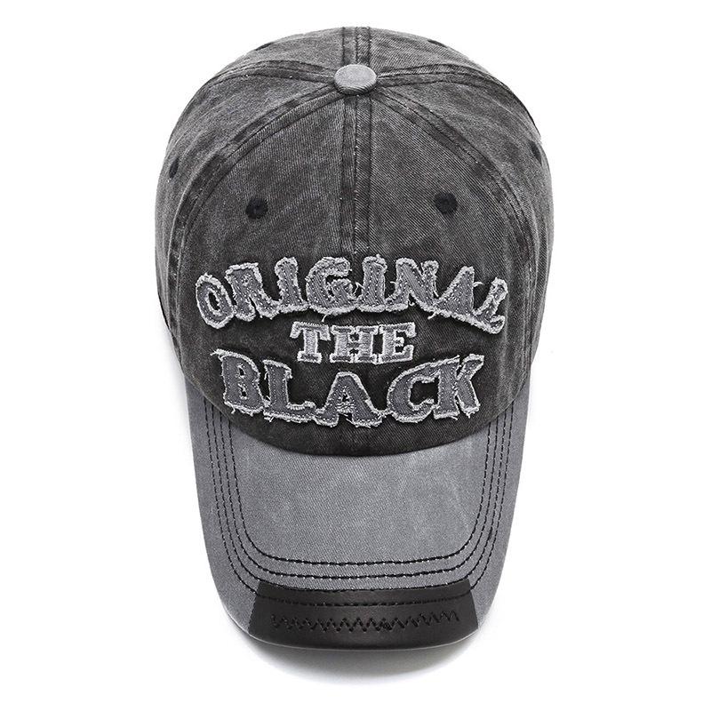 Men's and Women's Retro Korean Style Baseball Caps - Washed Duckbill Sun Hats for Spring and Autumn Outdoor Sports