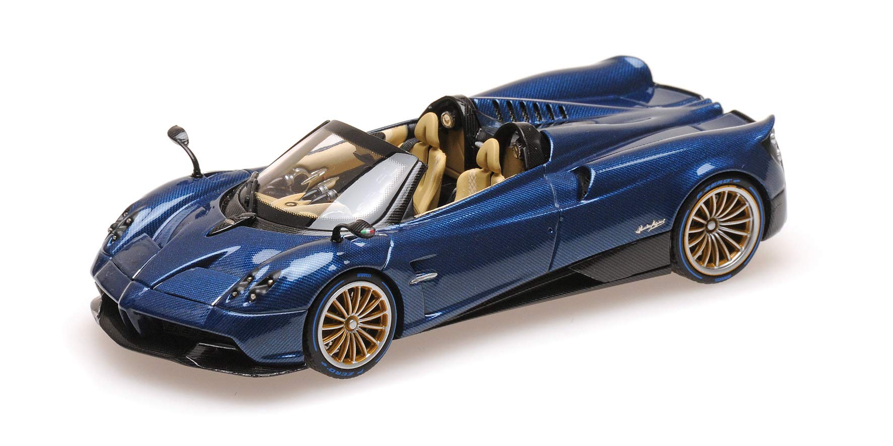 

Почти Реальный Масштаб Pagani Huayra Roadster 2017 Синий Готовое Изделие 1/43 синий