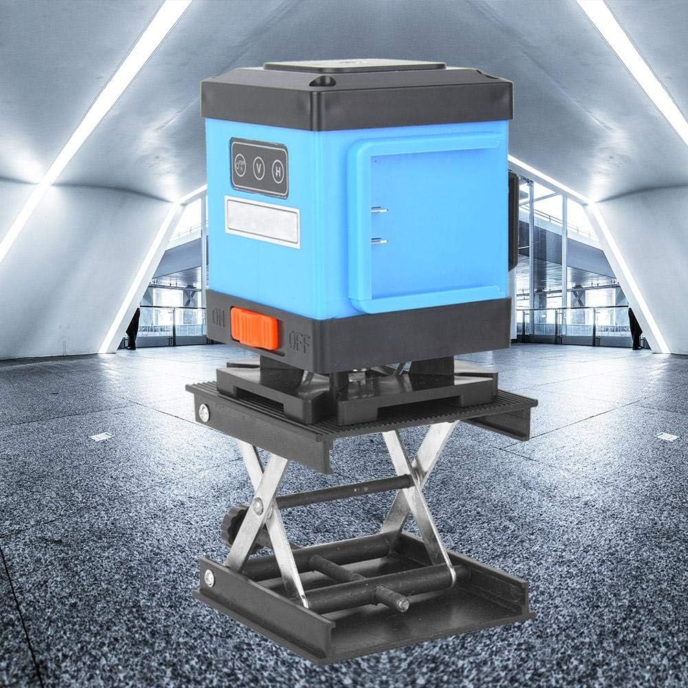 3.5"x3.5" Lab Scissors Jack, 90 x 90mm Level/Laboratory Plastic Plate & Metal Bracket Lifting Jack Platform Stand Rack, Lab Lift Stand Table