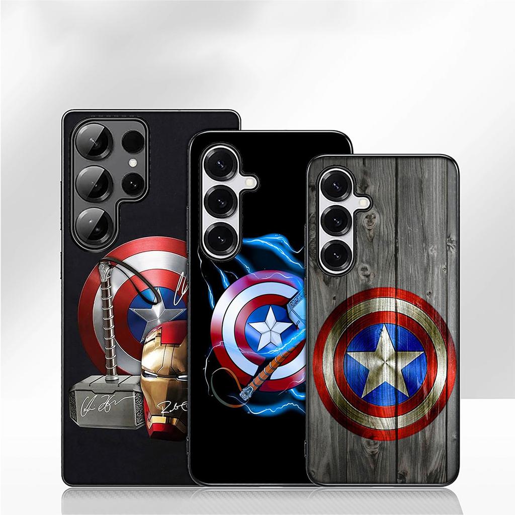 Captain America Shield Marvel Case for Motorola Moto G54 G05 G24 G55 G75 G85 G15 G57 G86 Power Edge 50 30 Ultra Fusion neo Pro