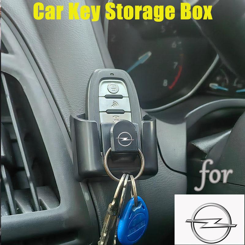 Car Remote Key Storage Box Auto Holder Case Grille For Opel Astra H G J Insignia Mokka Zafira Corsa Vectra C D Antara Monza DJ9