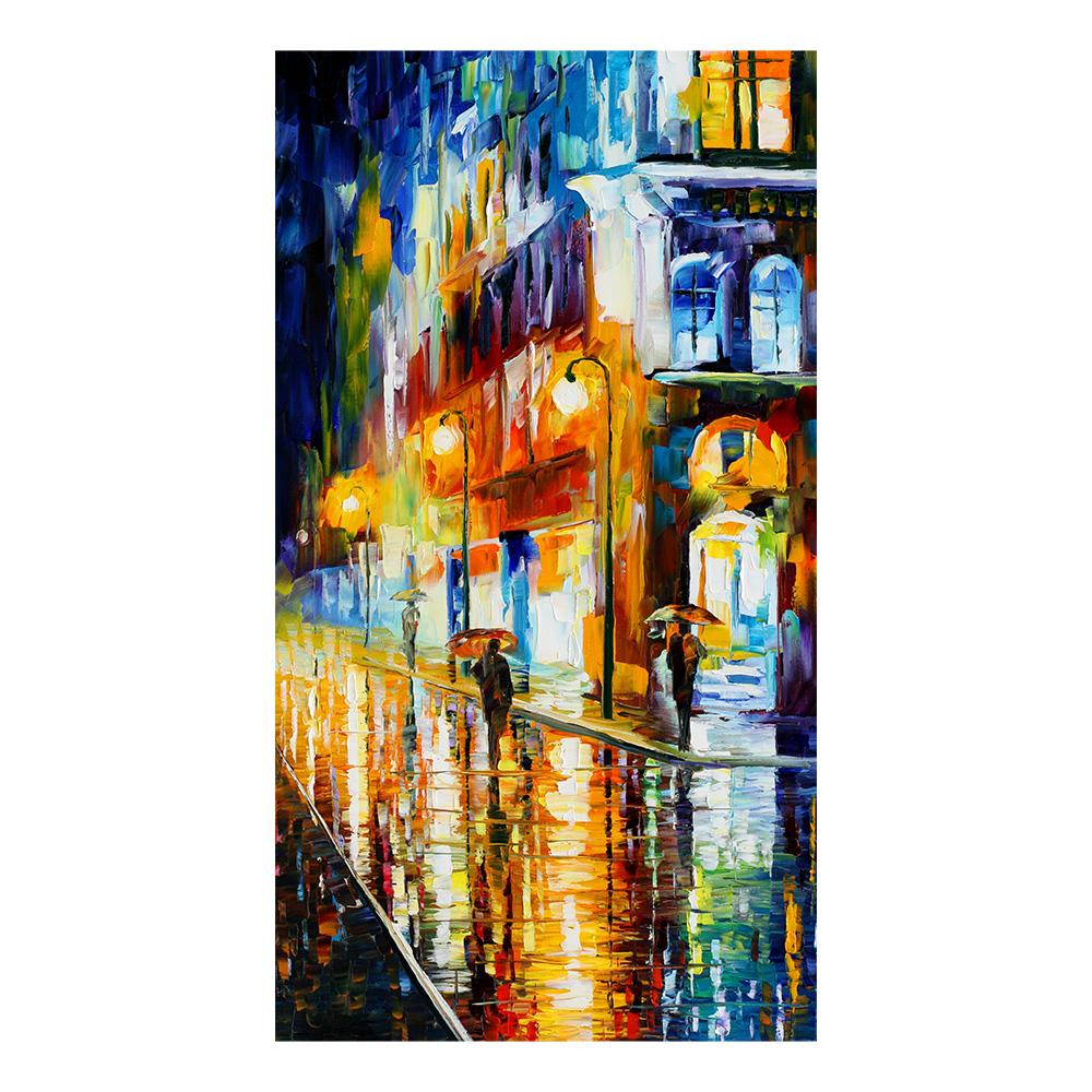 Modern Abstract Aesthetics Wall Art Color Leaf Tree HD Oil on Canvas Posters and Prints Home Bedroom Living Room Decoration Gift