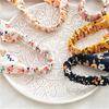 New Style Floral Countryside-style Headscarf Hairband Women's Stretchable Elastic Triangular Scarf Versatile Headband