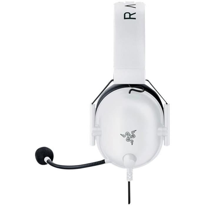Casque PC Razer BLACKSHARK V2 X BLANC - Casque filaire multiplateforme pour l'esport